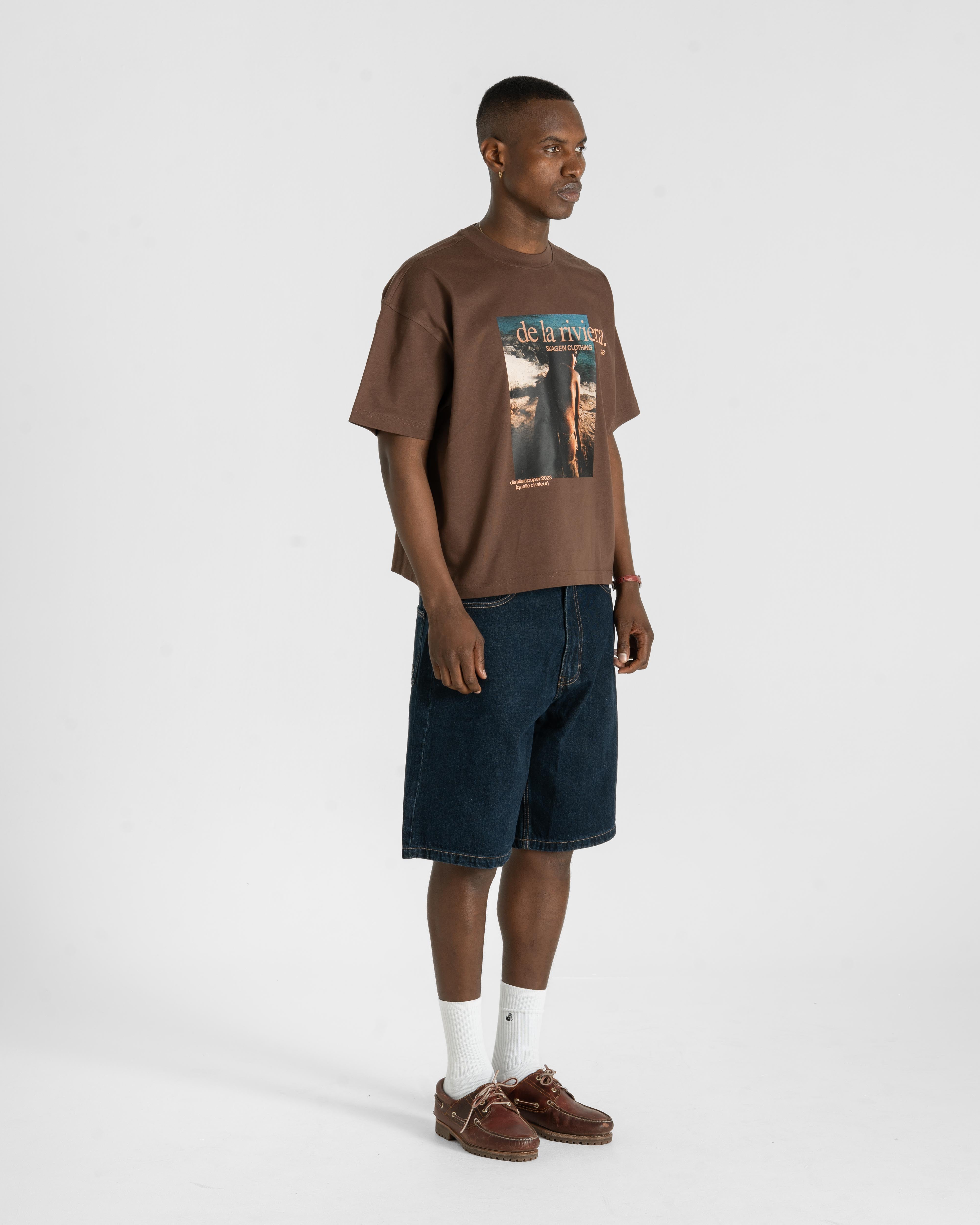 De la Riviera T-shirt Brown